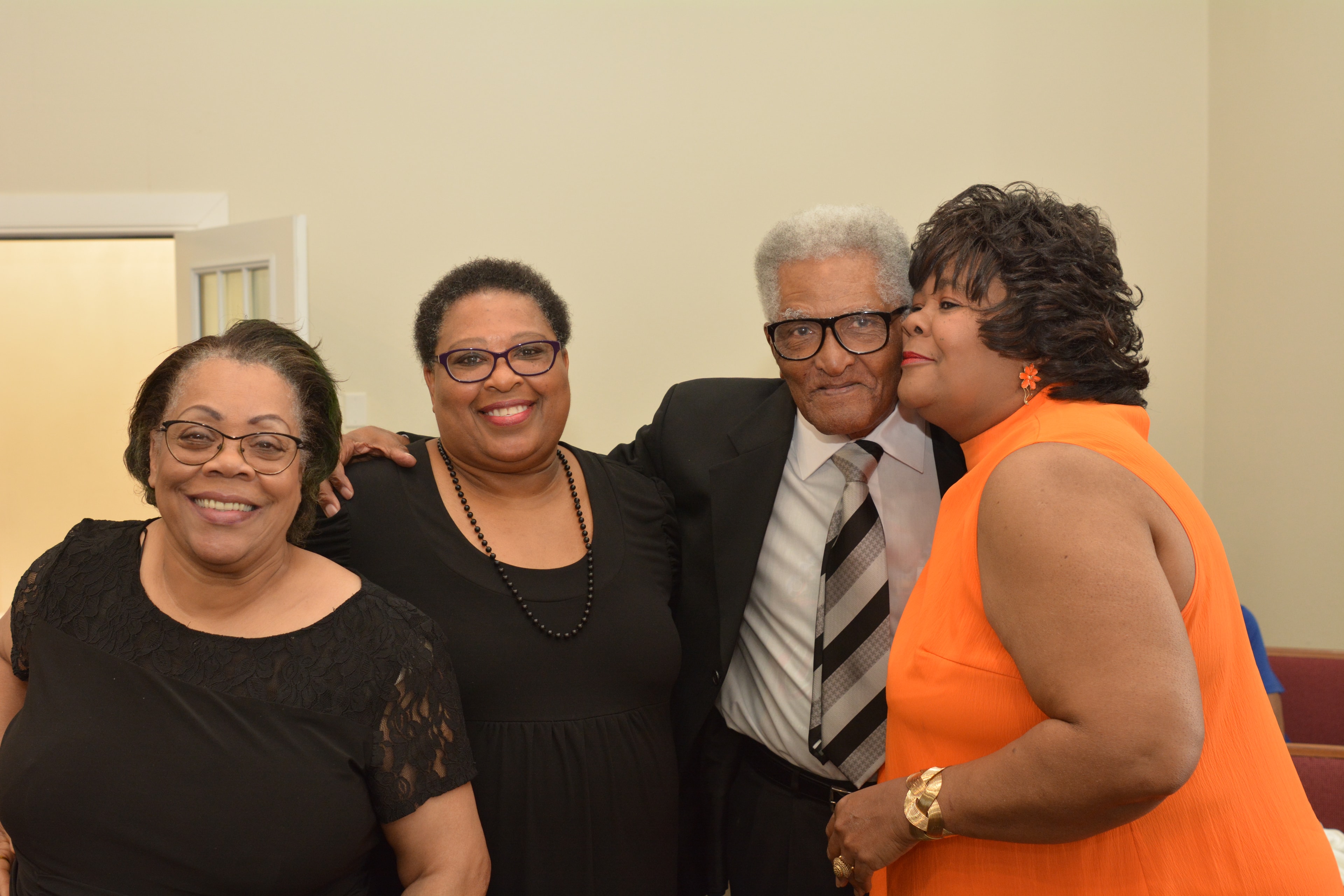 Sinclair congregation worshipping together