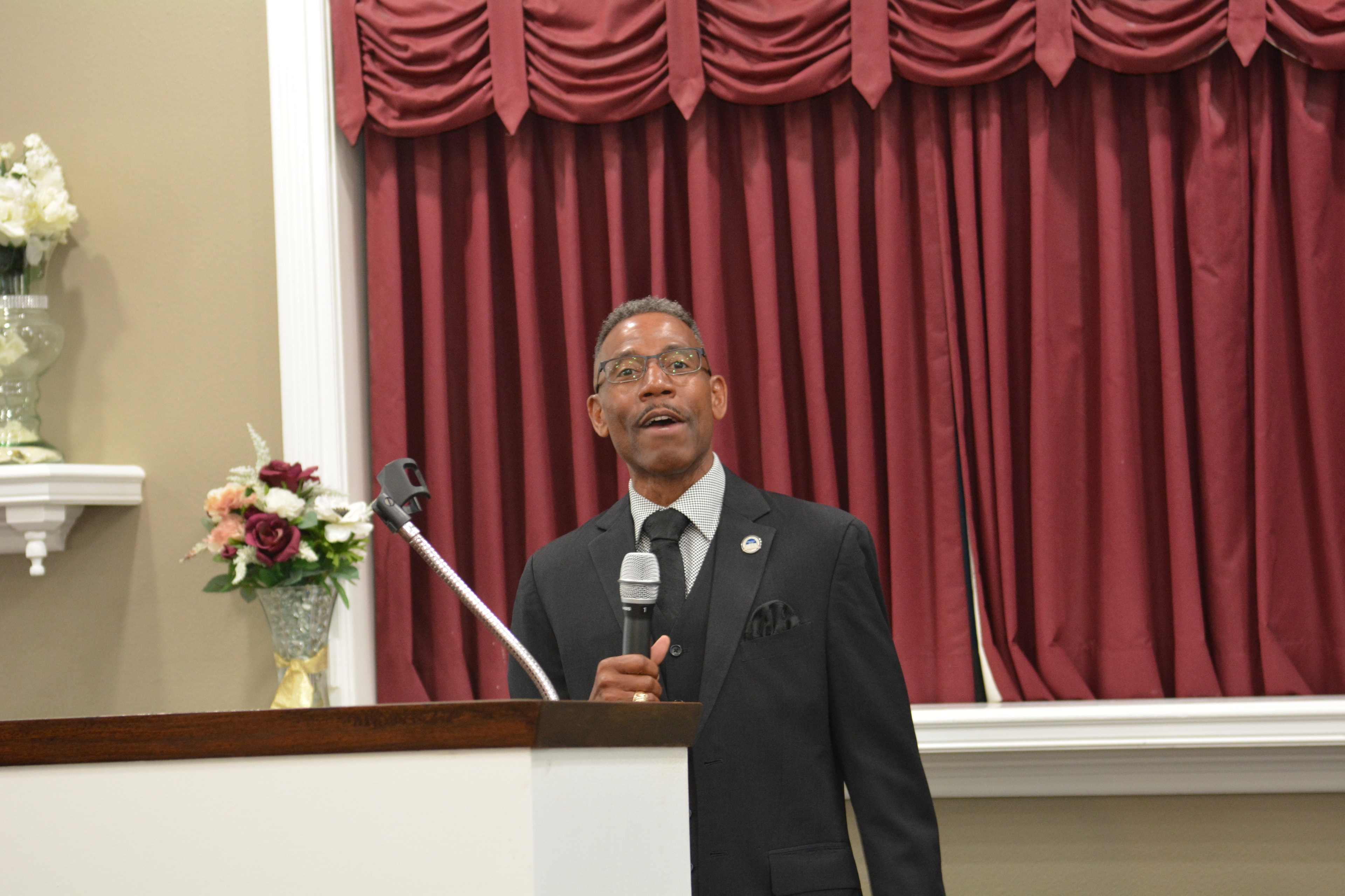 Sinclair Church of Christ congregation during worship service